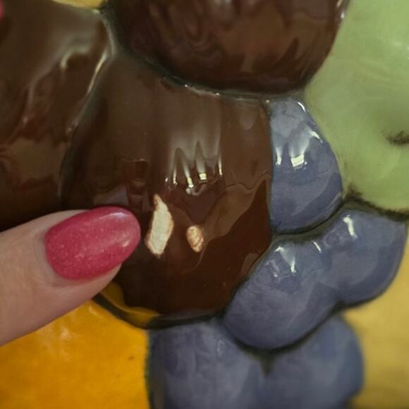 Set of 4 Hand Painted Fruit Ceramic Canisters - Picture 14 of 16